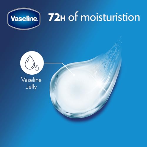 Vaseline Lip Therapy Rosy variant on lips for a subtle, glossy finish