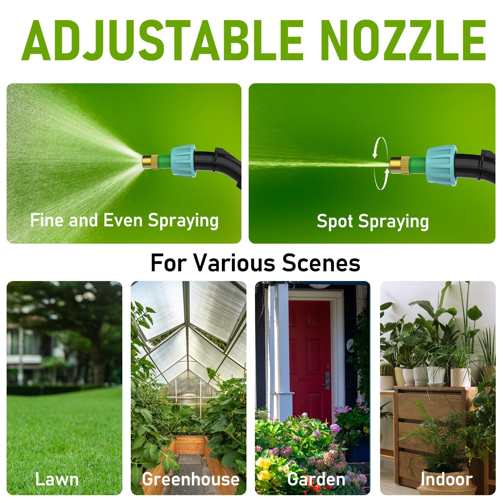 VASG durable, leak-proof connections ensure reliable operation in the garden.