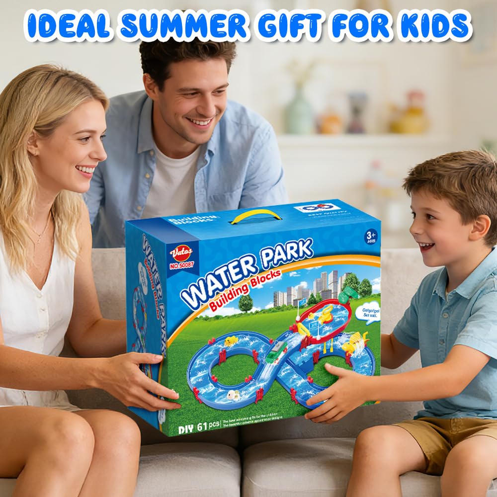 VATOS creative summer water play supports social sharing and collaboration.