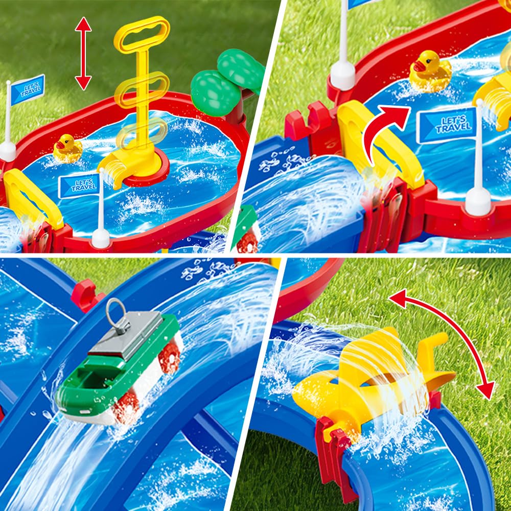 VATOS water table for backyard pool beach use invites sunny sensory play.