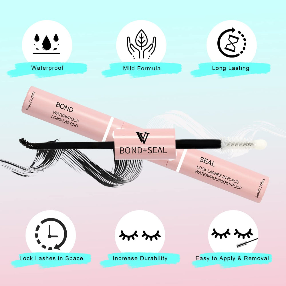 VAVALASH seal locks lash clusters for longer-lasting results.