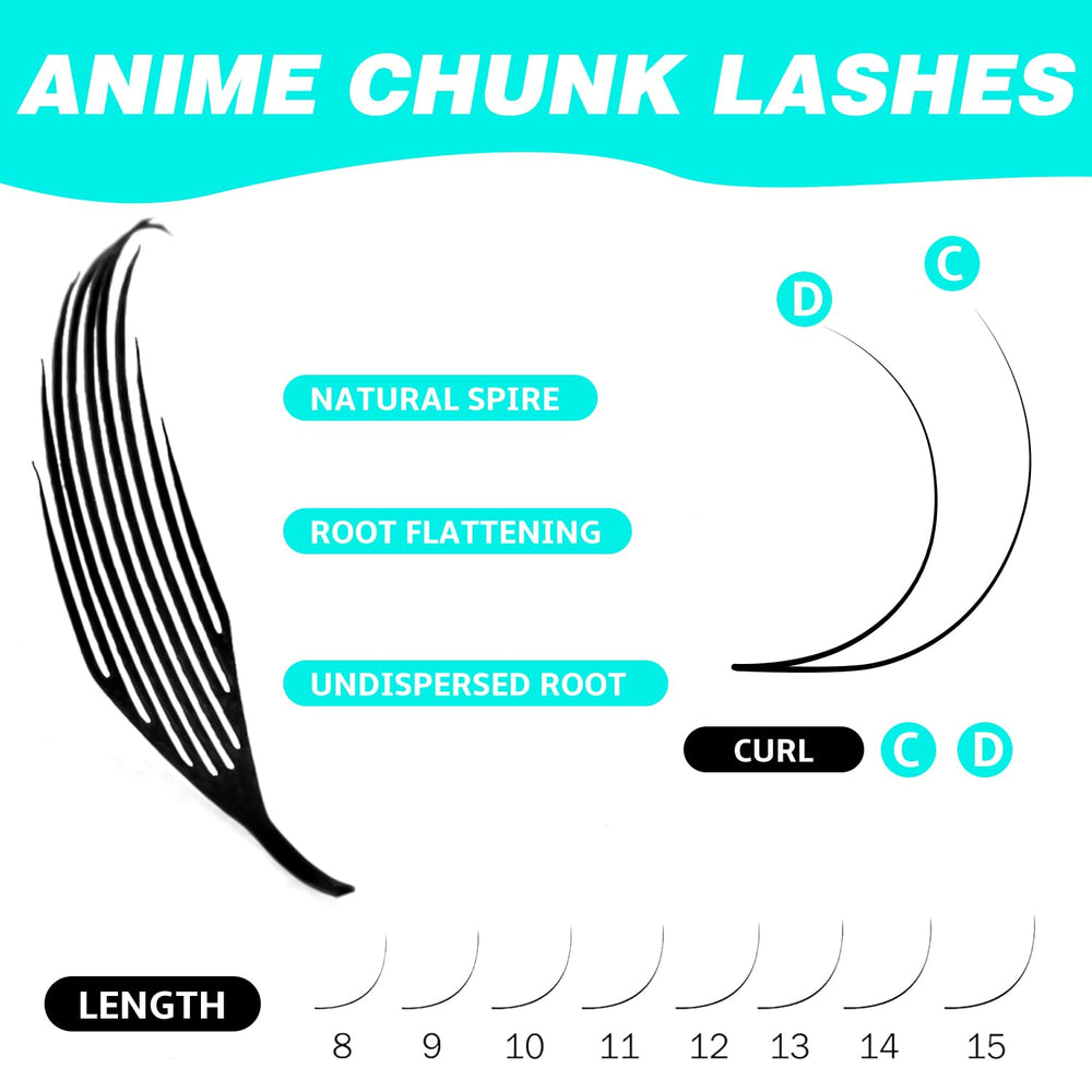 Matte black finish on VAVALASH lashes delivers bold manga-style impact.