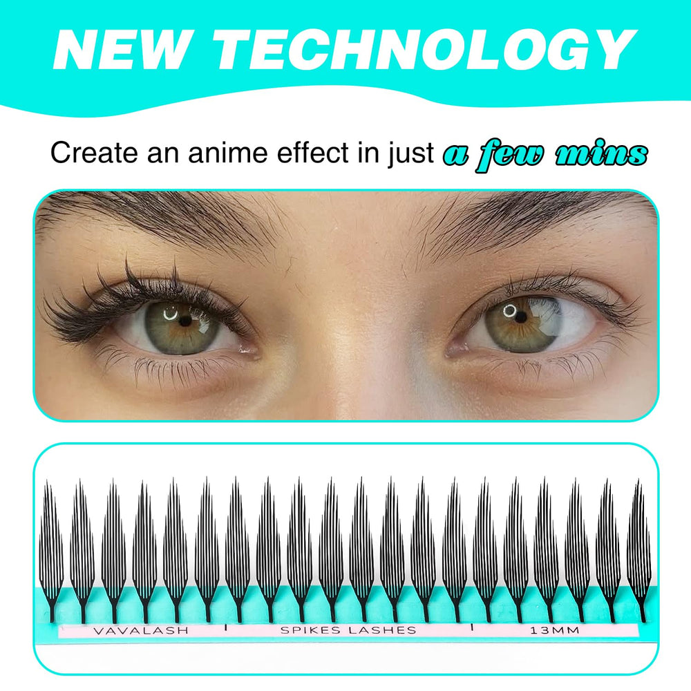 Soft, lightweight fibers offer comfortable wear in VAVALASH lashes.