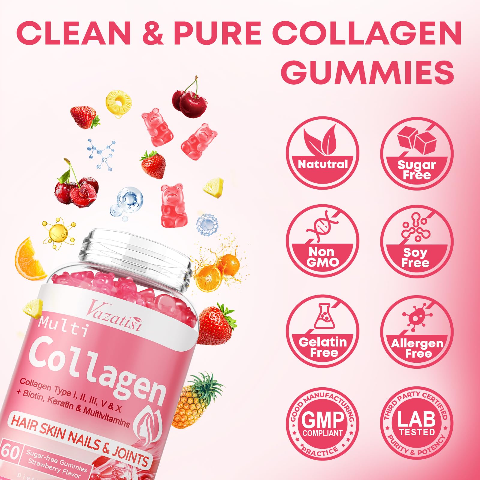 Sea moss and beet root energy blend in Vazatisi gummies for circulation