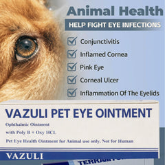 VAZULI Eye Cream being applied around the eye for gentle care