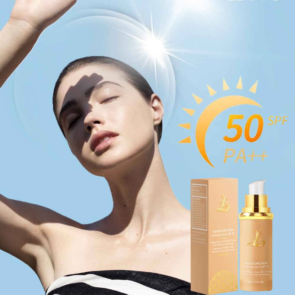 VBEYD SPF 50 foundation badge highlights sun protection in the formula.