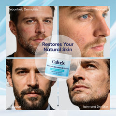 Applying Vbolre Calvris balm to scalp for soothing relief.