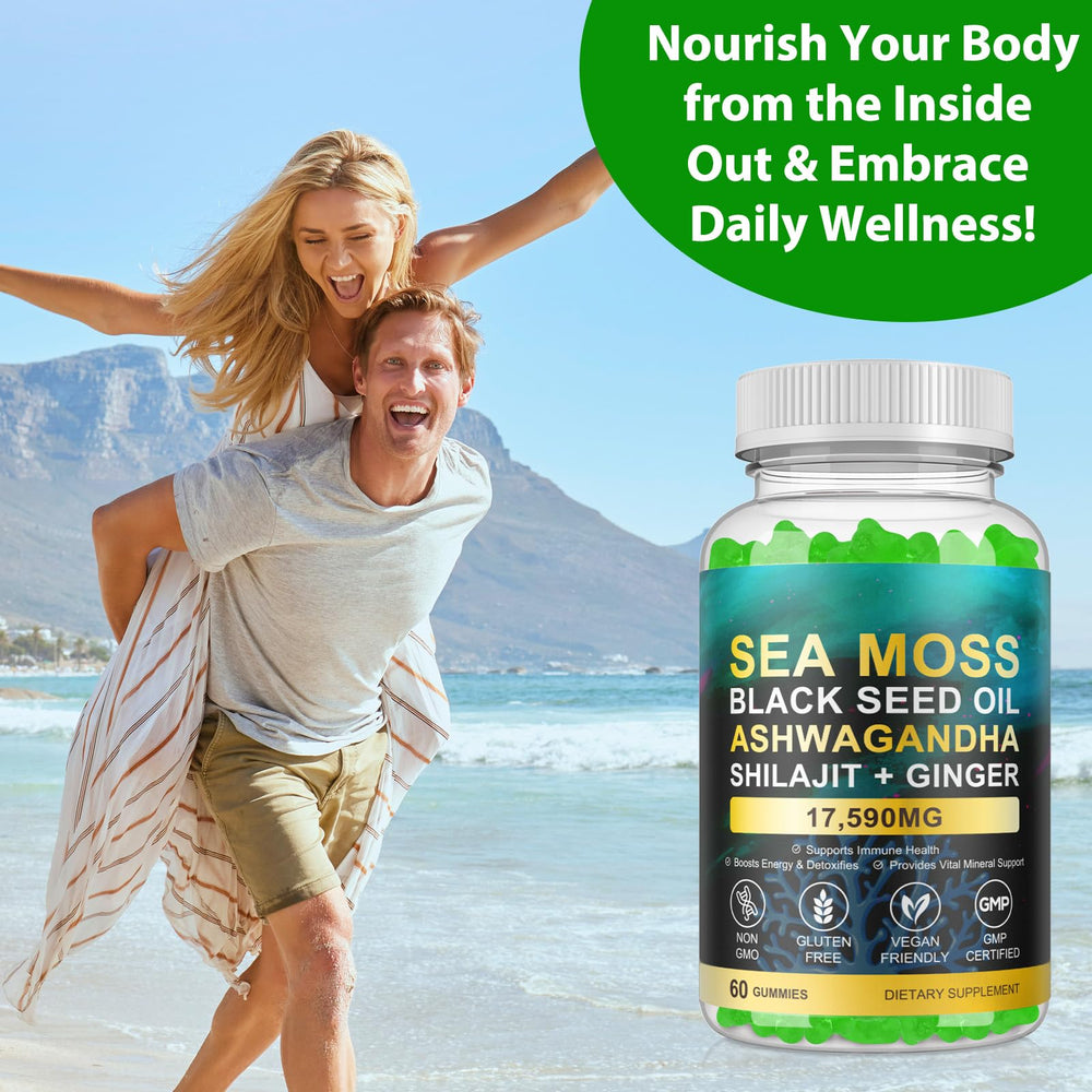 Vceeoy Sea Moss Gummies used in daily routine concept