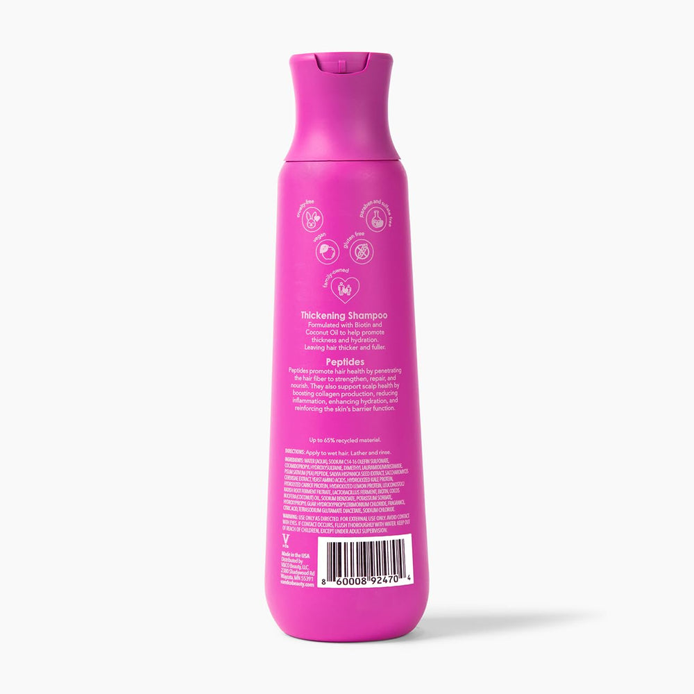 Close-up of shampoo texture and rich yet light feel