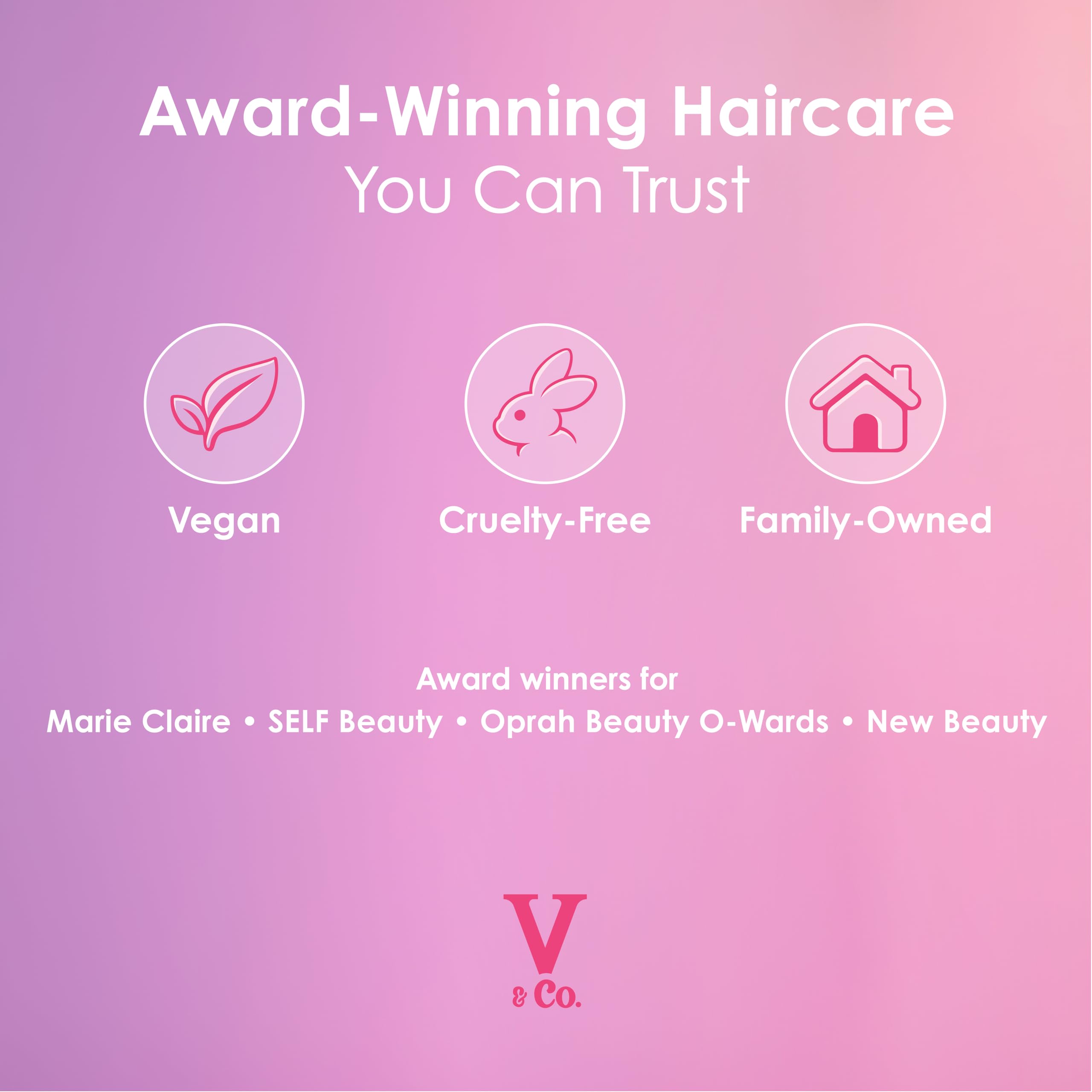 V&amp;CO Curly Pop jojoba oil application improves manageability.