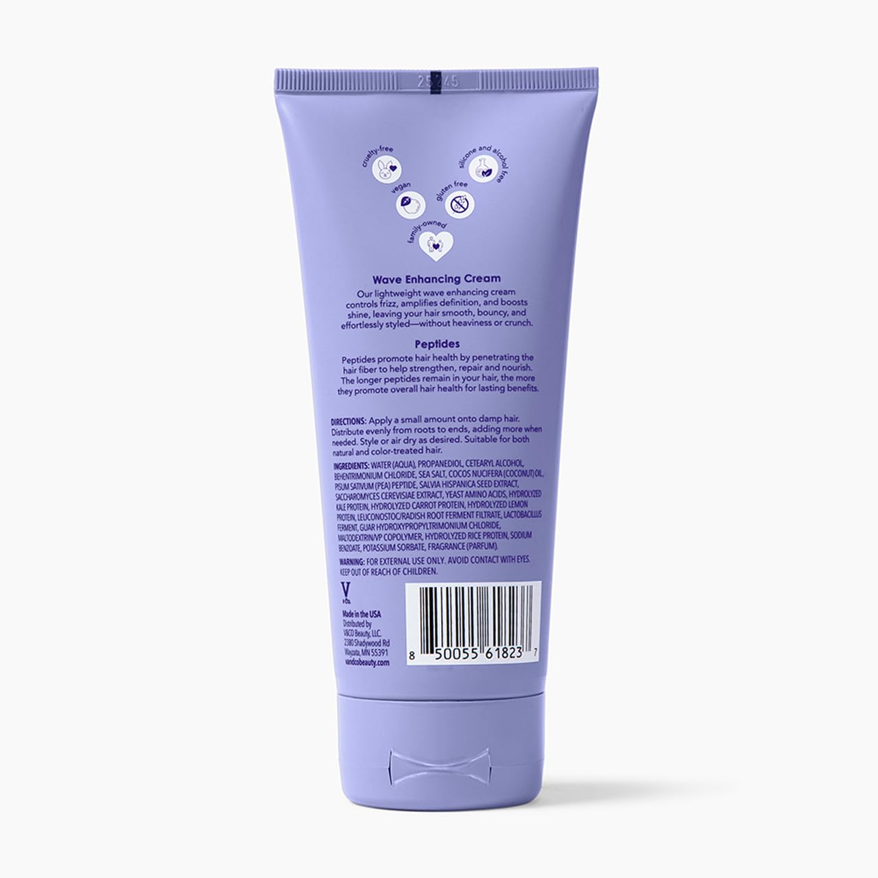 Massage-application shot conveys easy routine with V&Co Wave Babe.