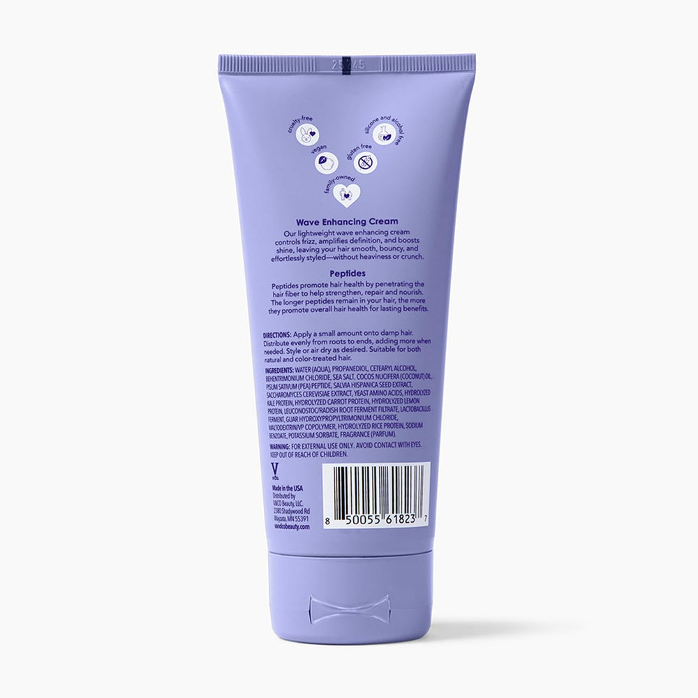 Massage-application shot conveys easy routine with V&Co Wave Babe.