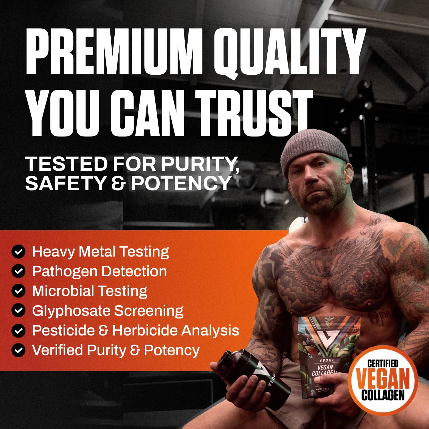 VEDGE USA-made formula ensures quality and safety.