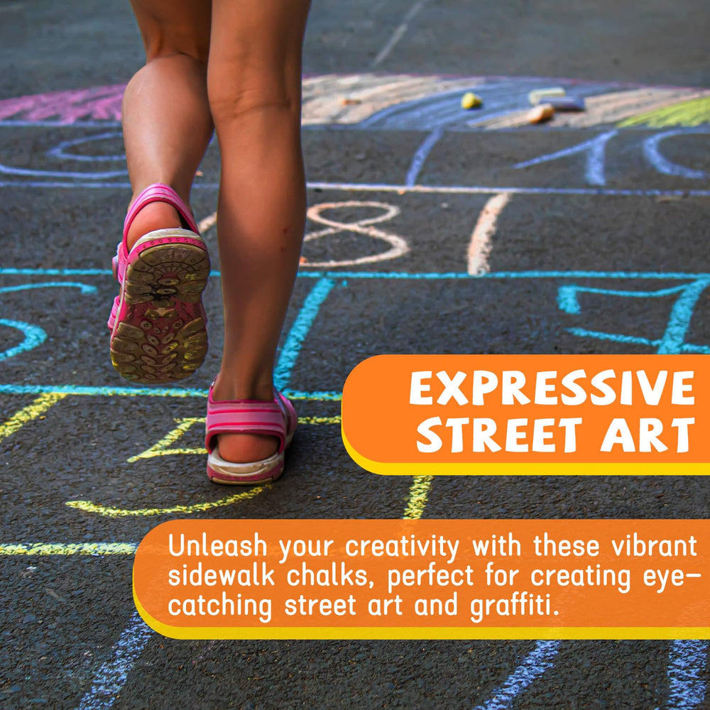 VEESA Sidewalk Chalk makes a perfect gift for imaginative kids.