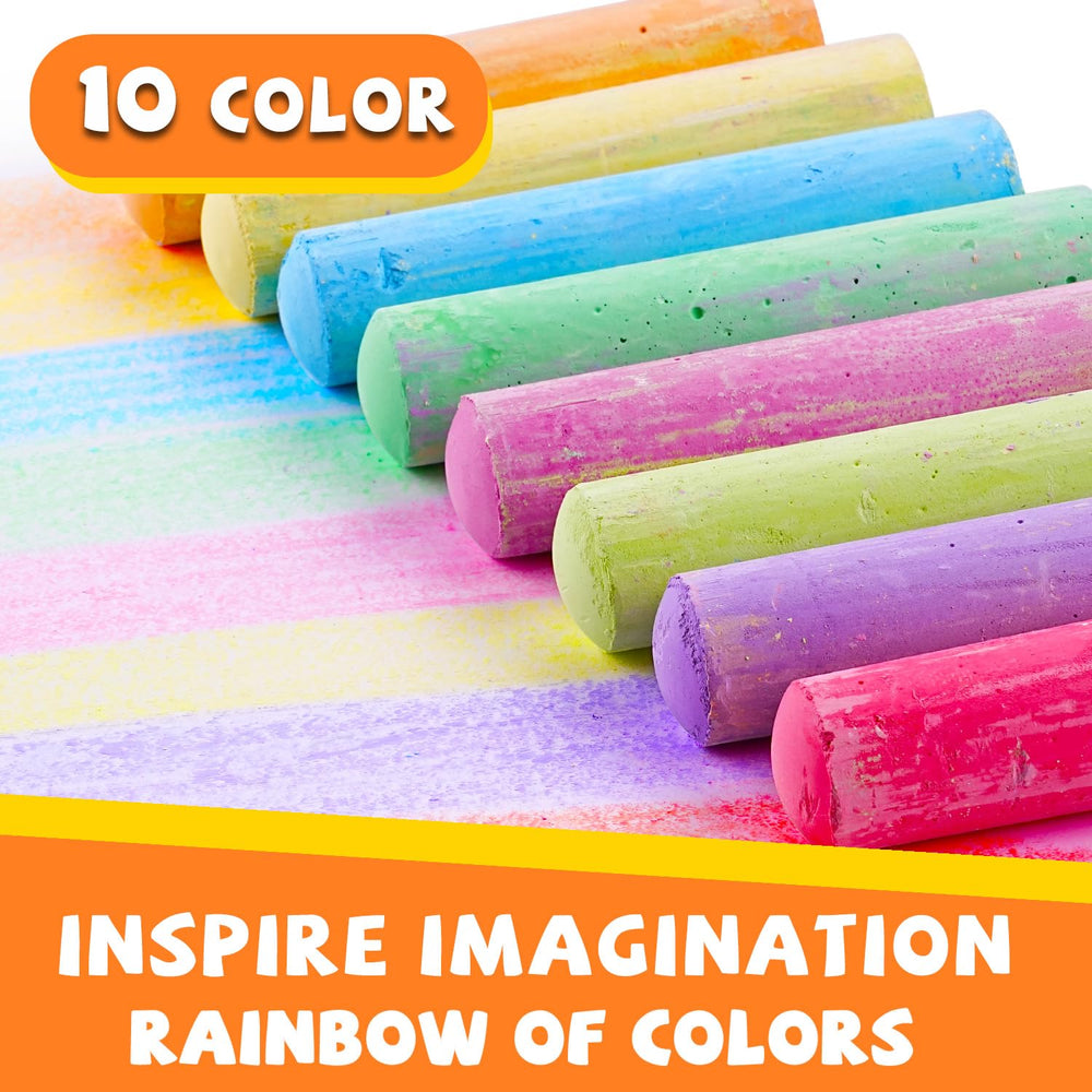 VEESA chalk is washable, cleans easily with water after play.