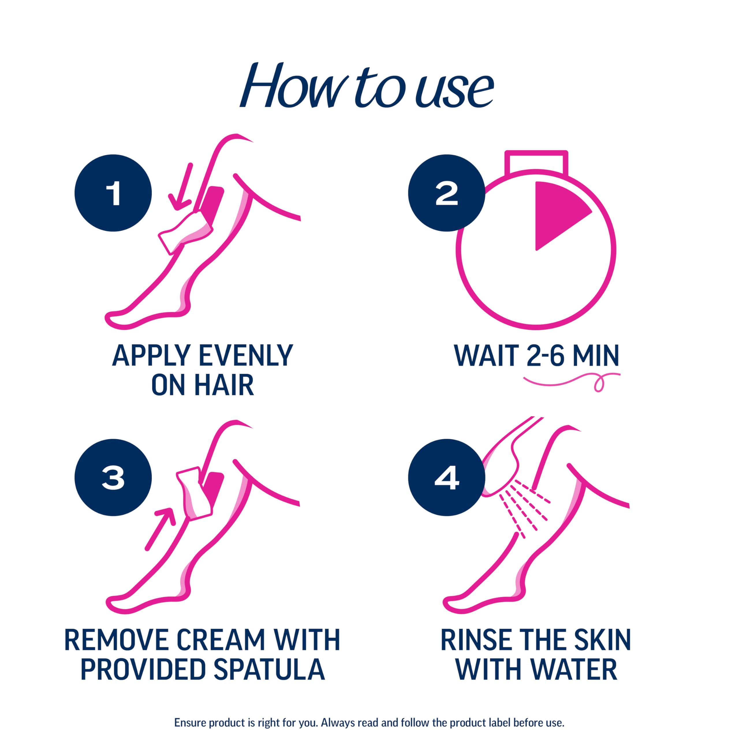 Veet on arms and legs delivering fast, lasting smoothness