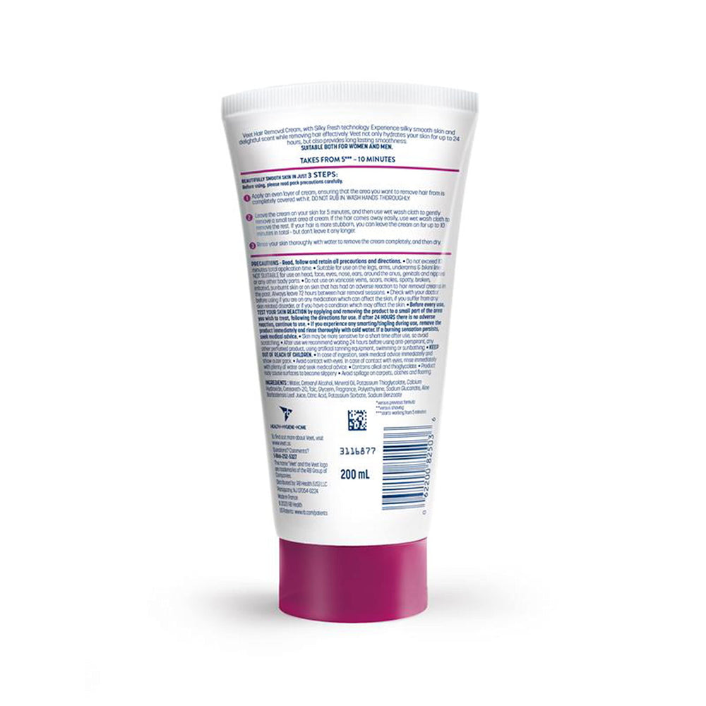 Veet Botanic Inspirations Gel Cream can leave skin feeling smooth after use.