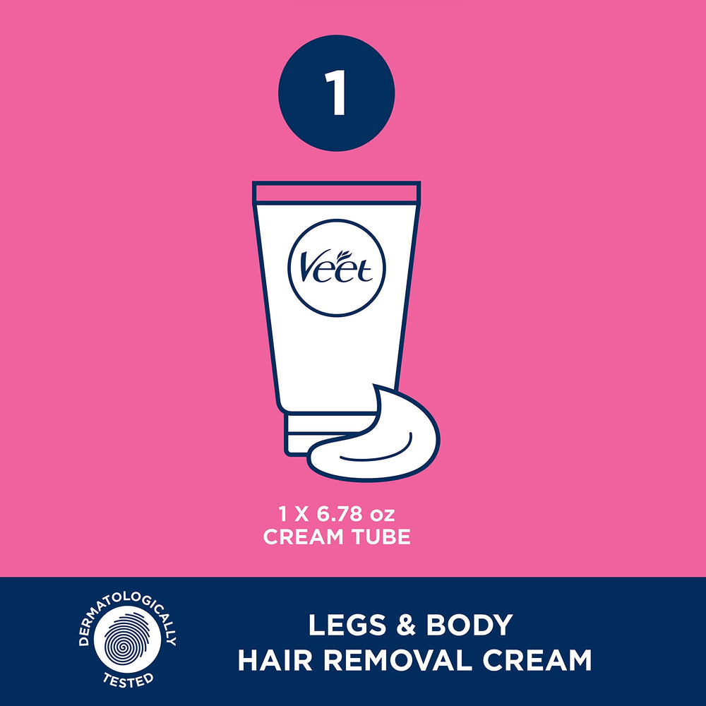 Veet Botanic Inspirations Gel Cream with Aloe Vera moisturizes while removing hair.
