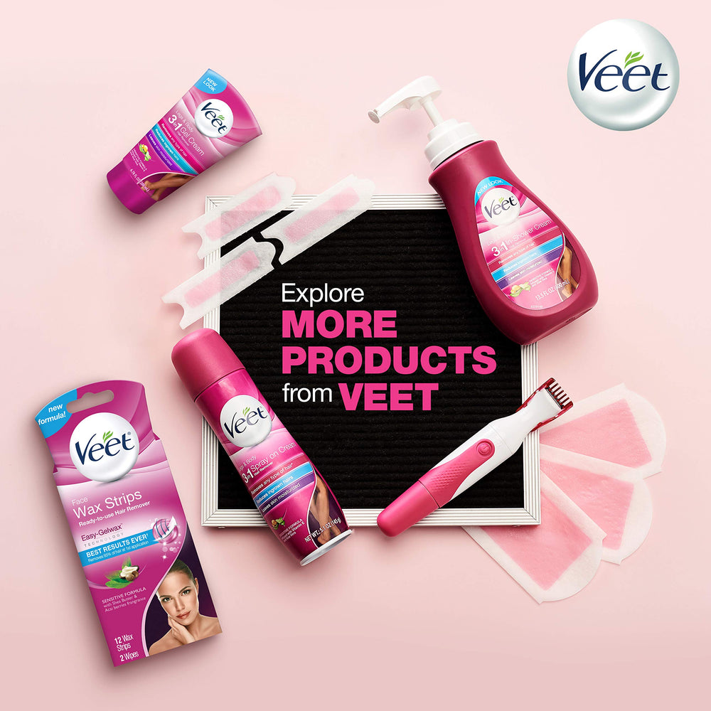 Veet Botanic Inspirations Gel Cream is dermatologically tested for sensitive skin.