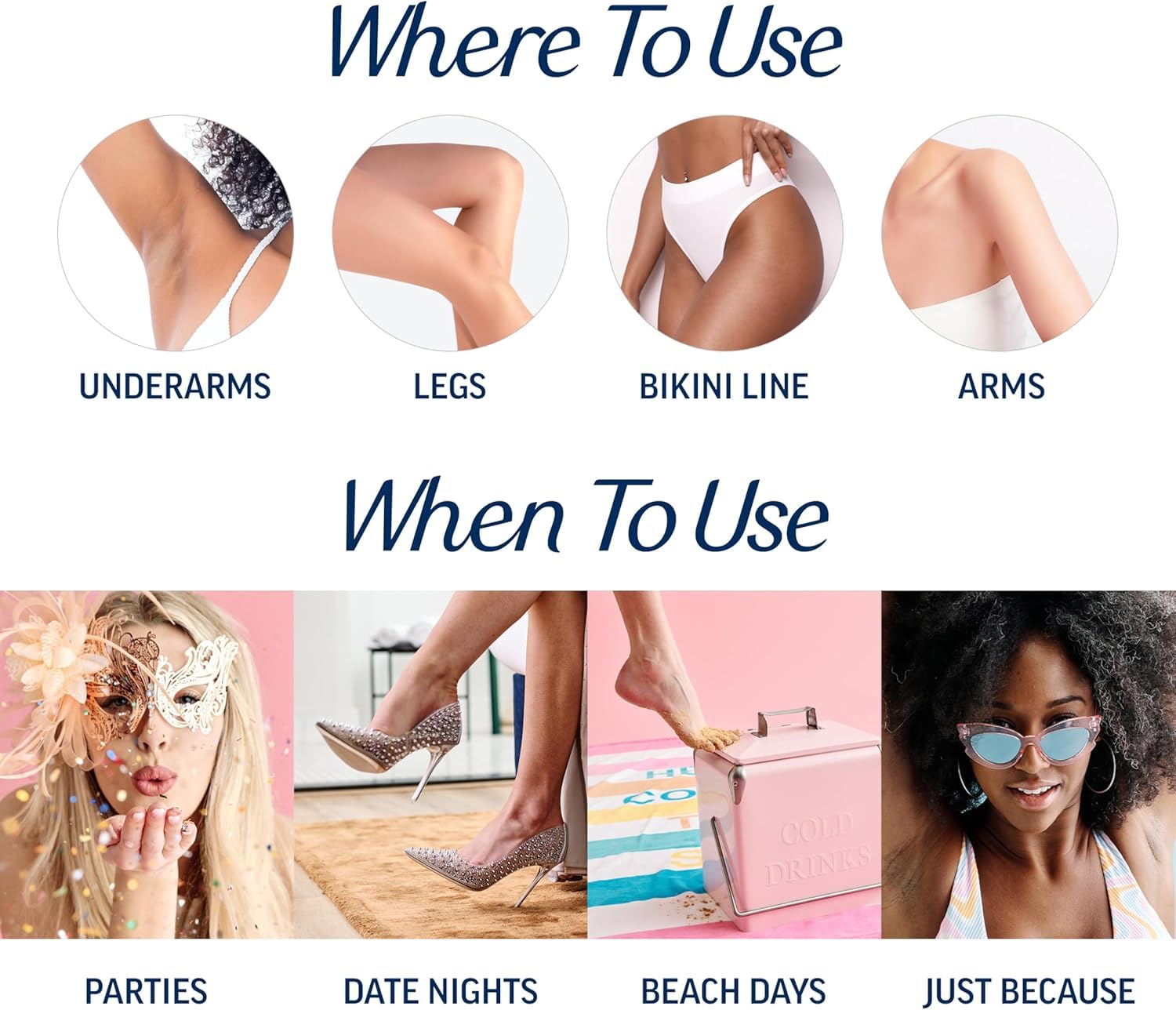 Veet dermatologically-tested label reassures gentle skin care