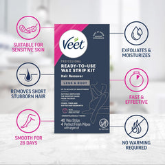 Veet Perfect Finish Wipes clear wax residue after waxing