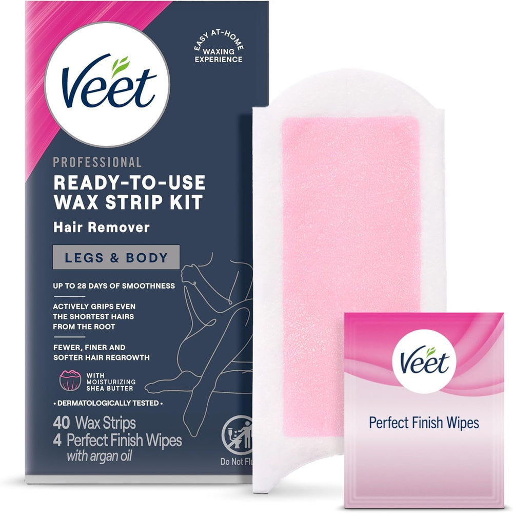 Veet shea butter-infused strips for gentle glide