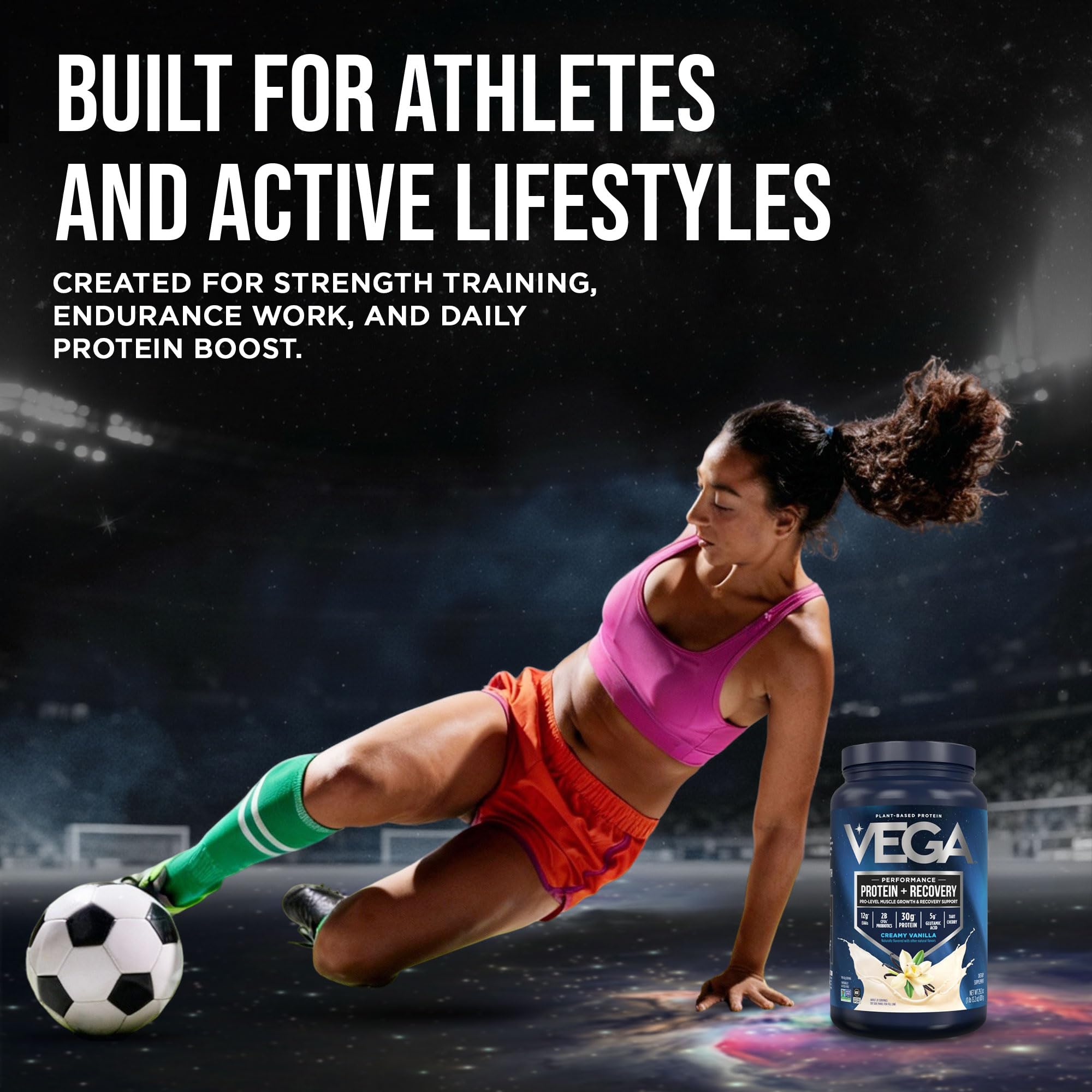 NSF Certified for Sport seal visible on container