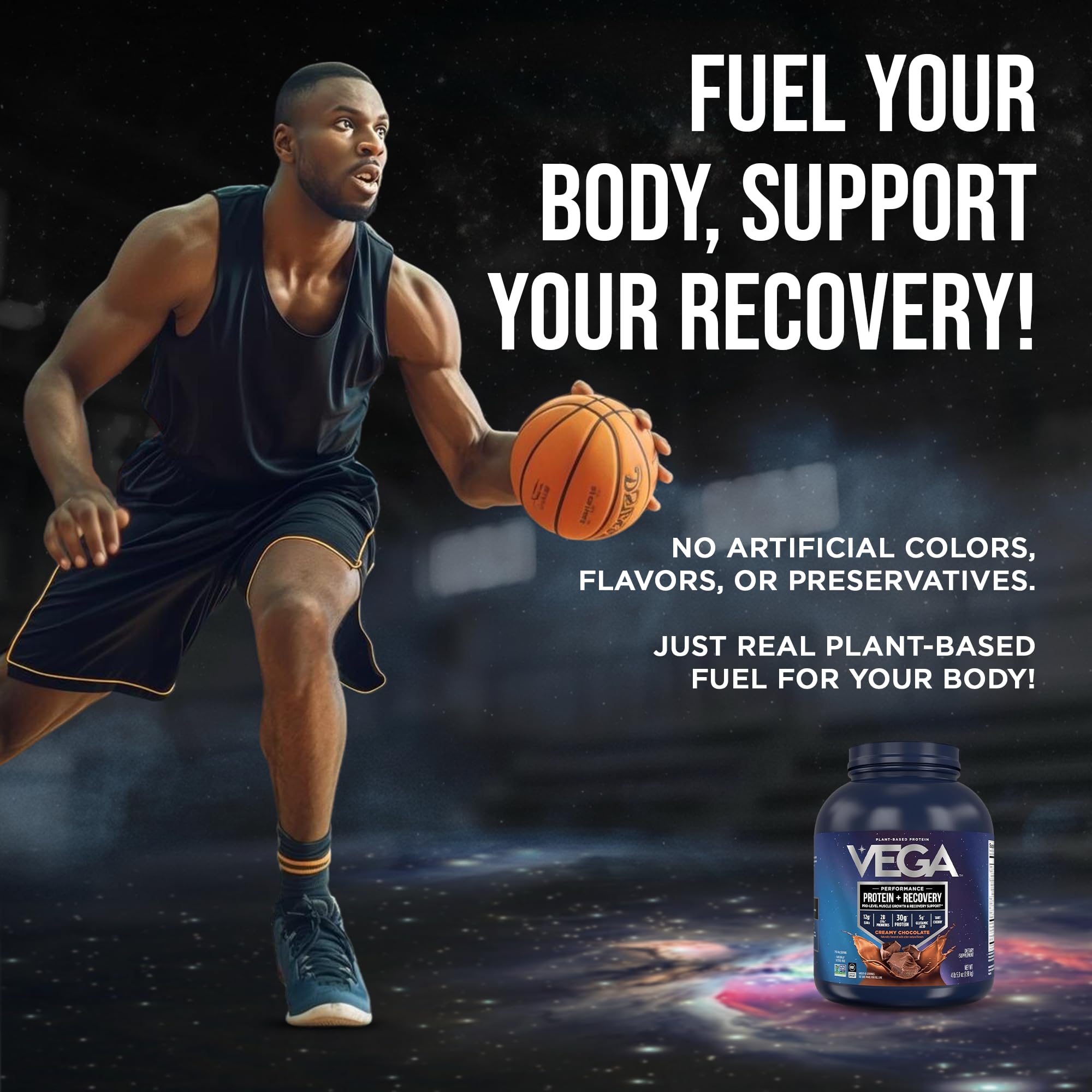 Vega Protein + Recovery chocolate oats bowl for a protein-packed breakfast