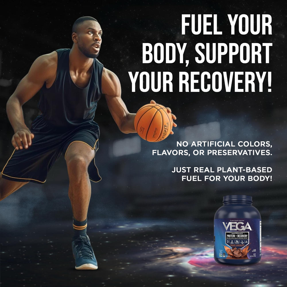 Vega Protein + Recovery chocolate oats bowl for a protein-packed breakfast