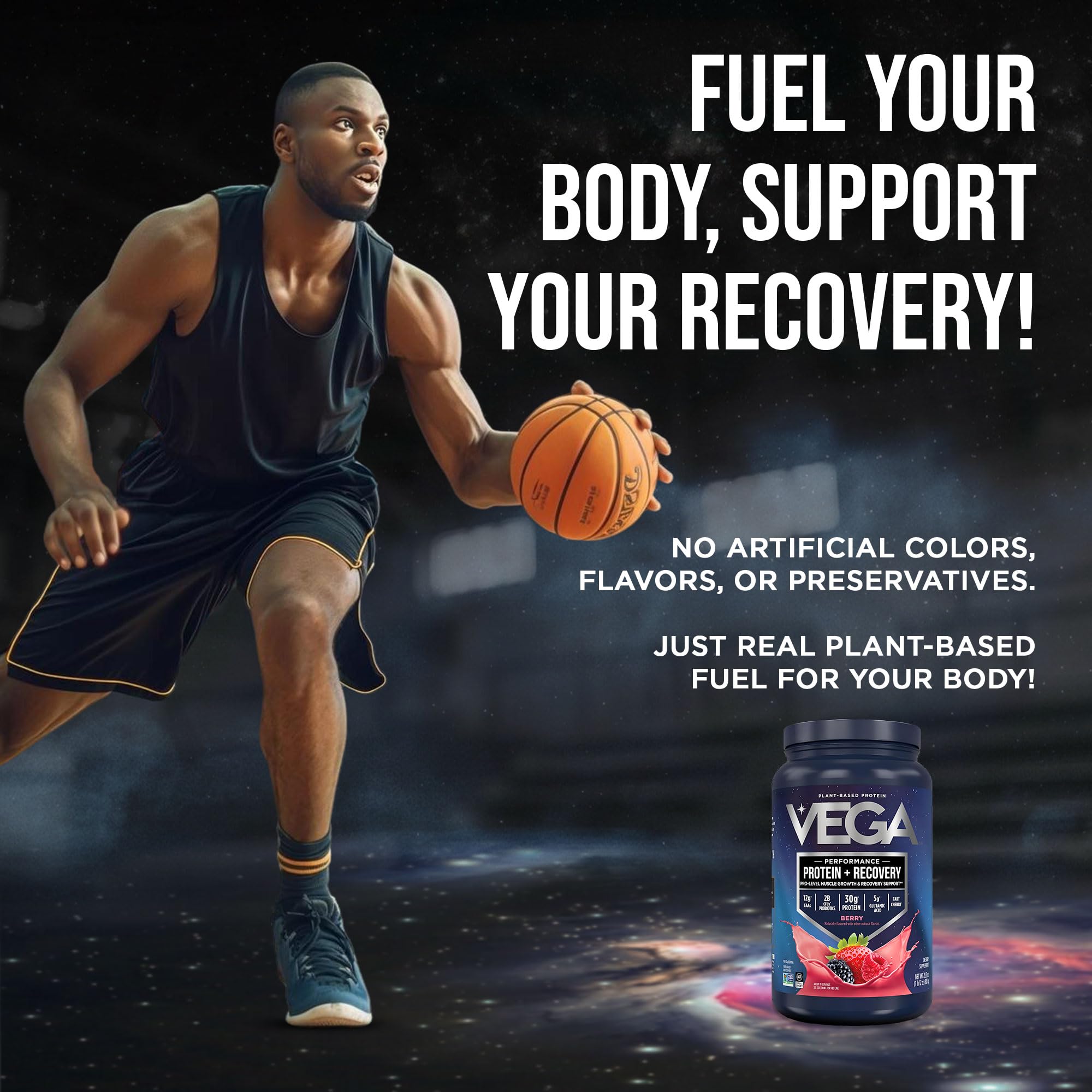 Vega Sport Berry keto-friendly protein with low sugar