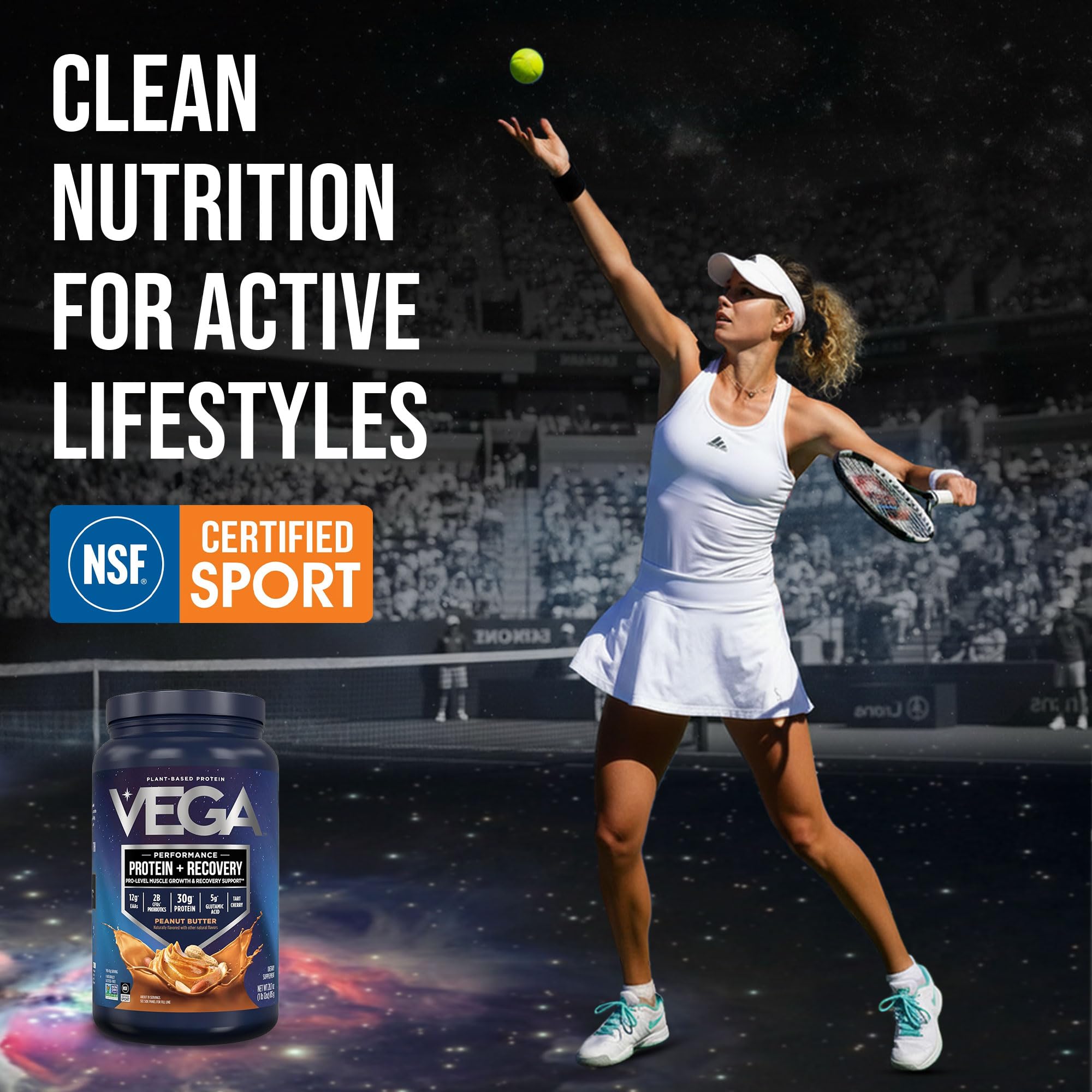 Vega vegan and gluten-free badge displayed on packaging