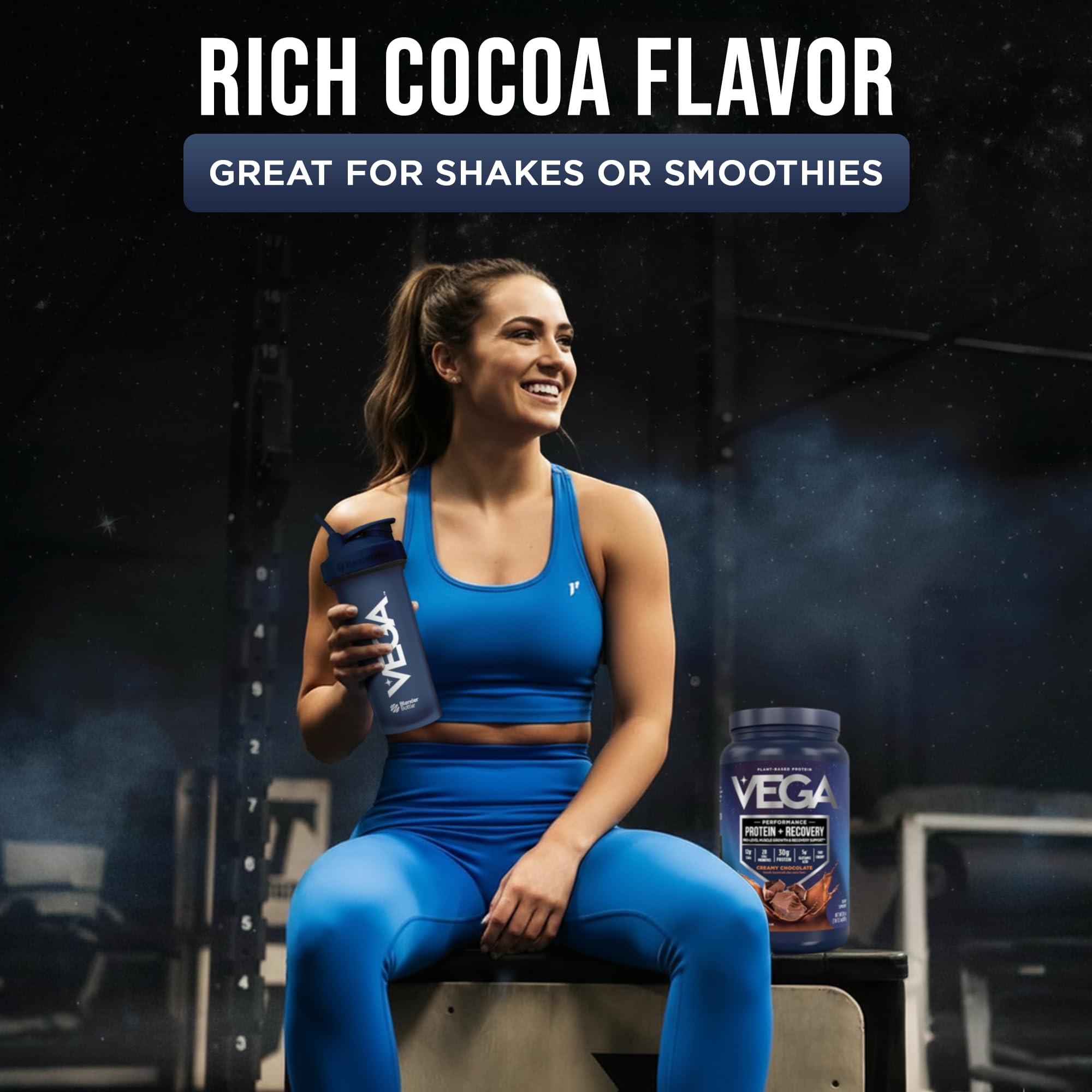 Vega Sport Mocha tub invites a coffee-like protein shake