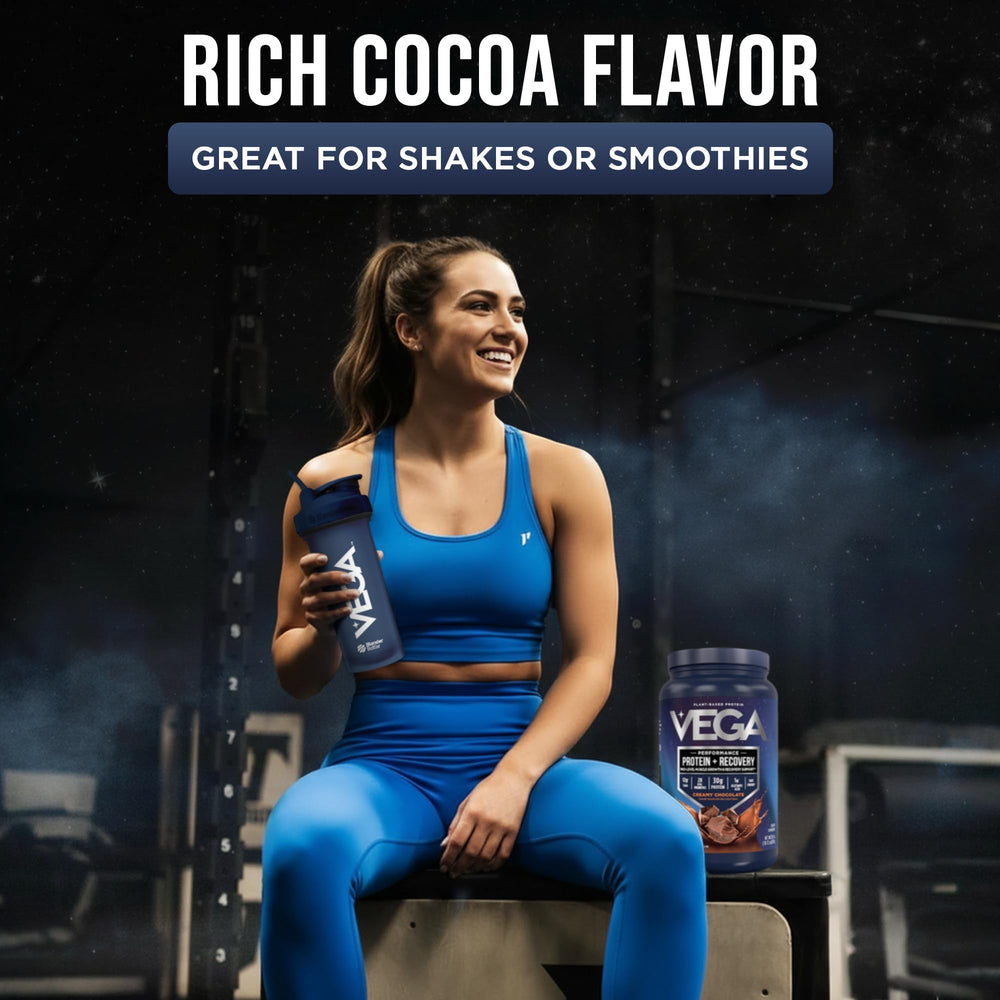 Vega Sport Mocha tub invites a coffee-like protein shake