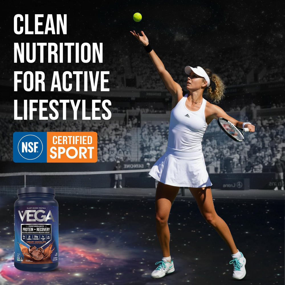 Vega Sport shaker bottle shown for fast mixing on the go