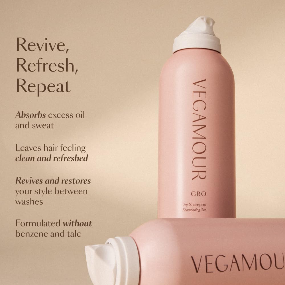 Close-up of VEGAMOUR GRO bottle cap and spray nozzle for easy use