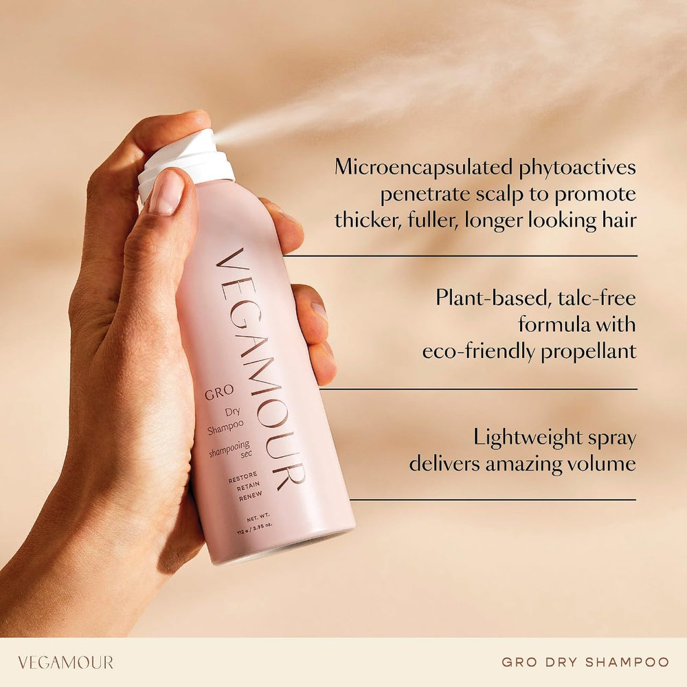 VEGAMOUR GRO uses plant-based ingredients for clean-feeling roots.