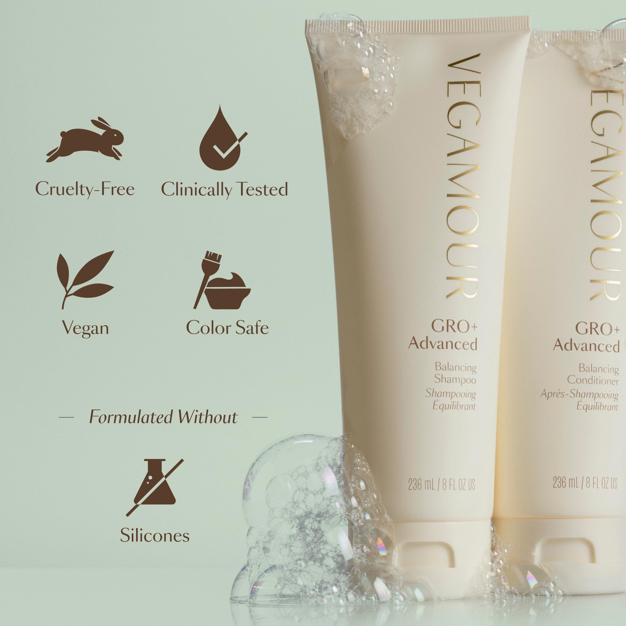Color-safe formula with plant-based ingredients and no silicones.