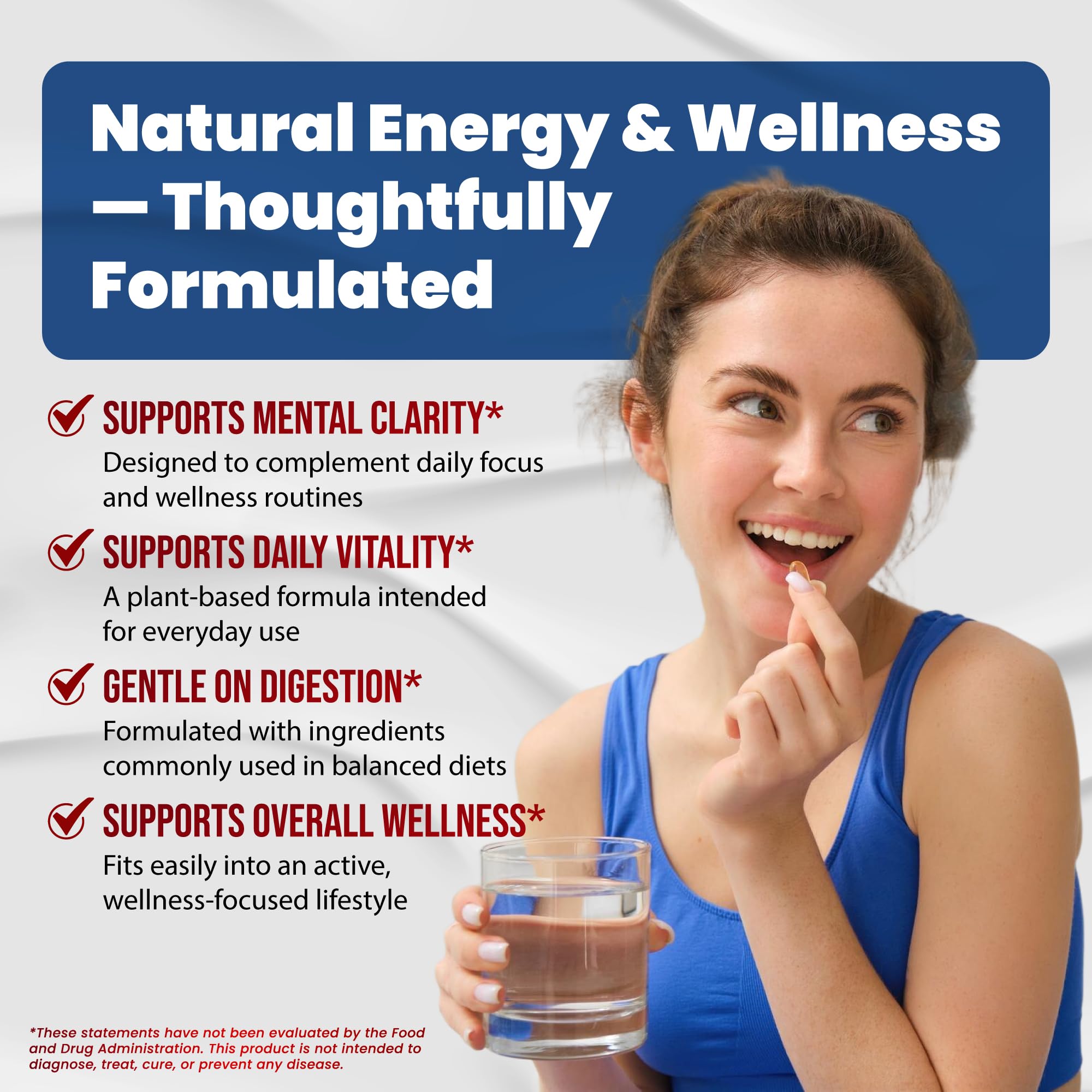 VEGATOT ingredients panel featuring ten mushroom species for overall wellness