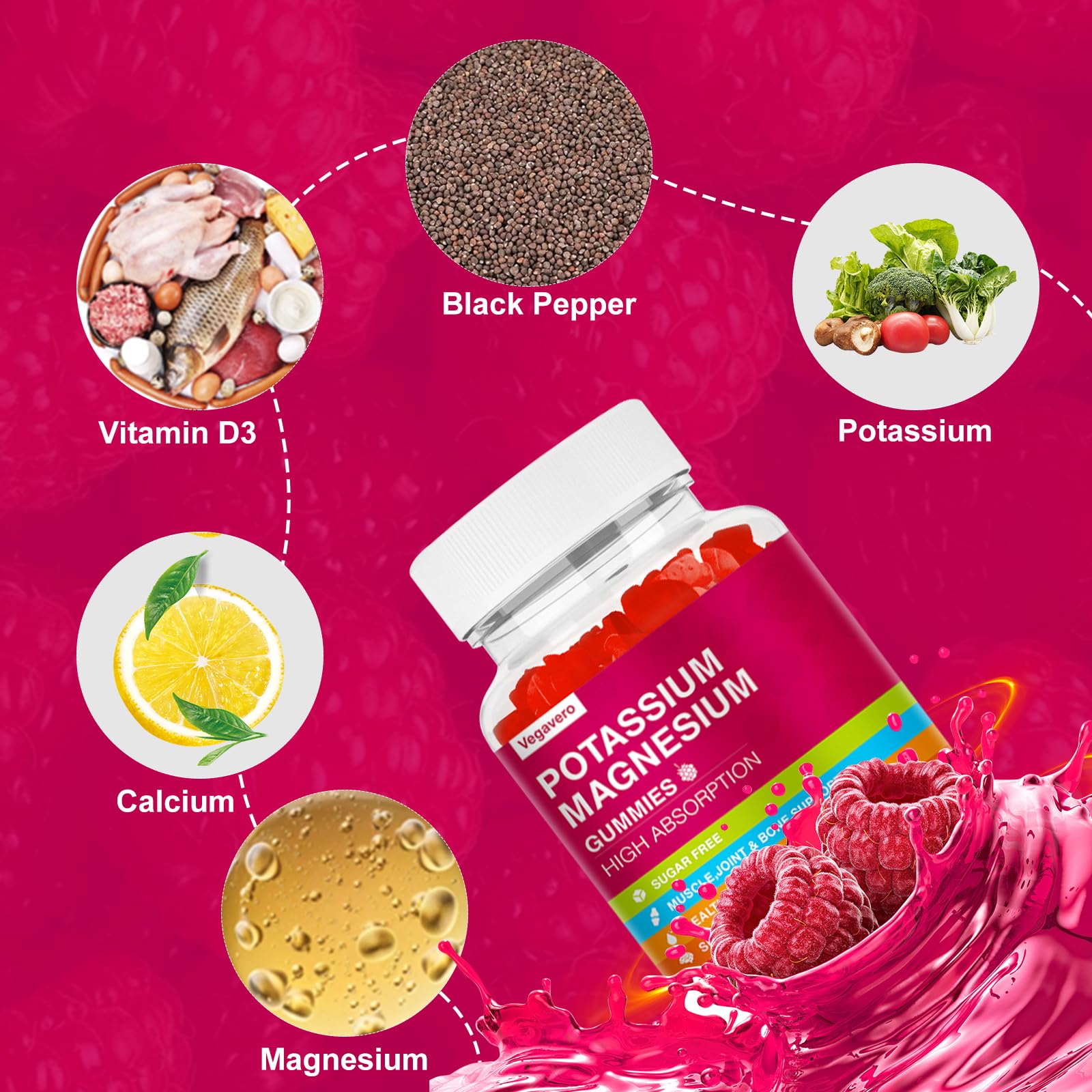 Ingredients panel featuring CoQ10, DHA, and vitamin D3 for wellness.