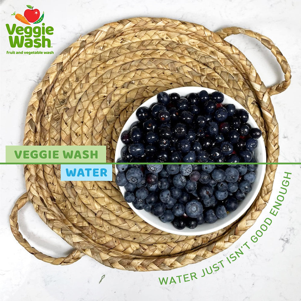 Veggie Wash keeps fresh produce clean and ready to eat.