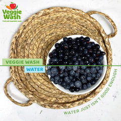 Veggie Wash keeps fresh produce clean and ready to eat.