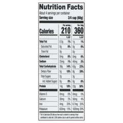 Veggiecraft Farms lentil-protein pasta ingredients closeup highlighting five-ingredient blend.