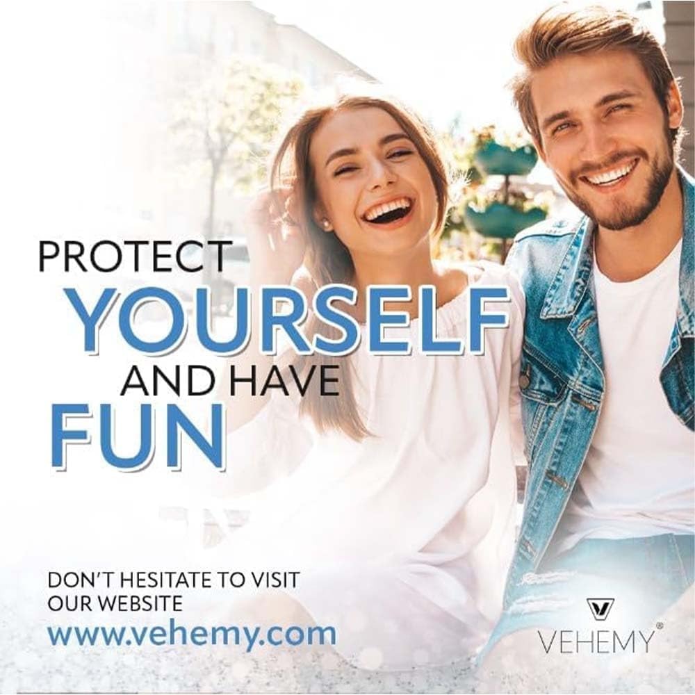 Vehemy Dental Dams 3-Pack packaging conveys hygienic, ready-to-use convenience