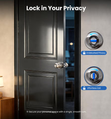 Veise heavy-duty door lock construction withstands daily use.