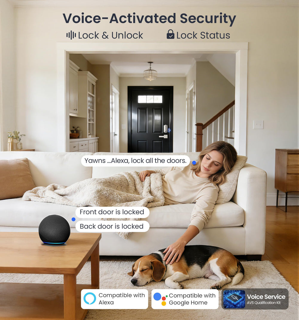 Veise VE012W works with Alexa and Google Assistant for hands-free use
