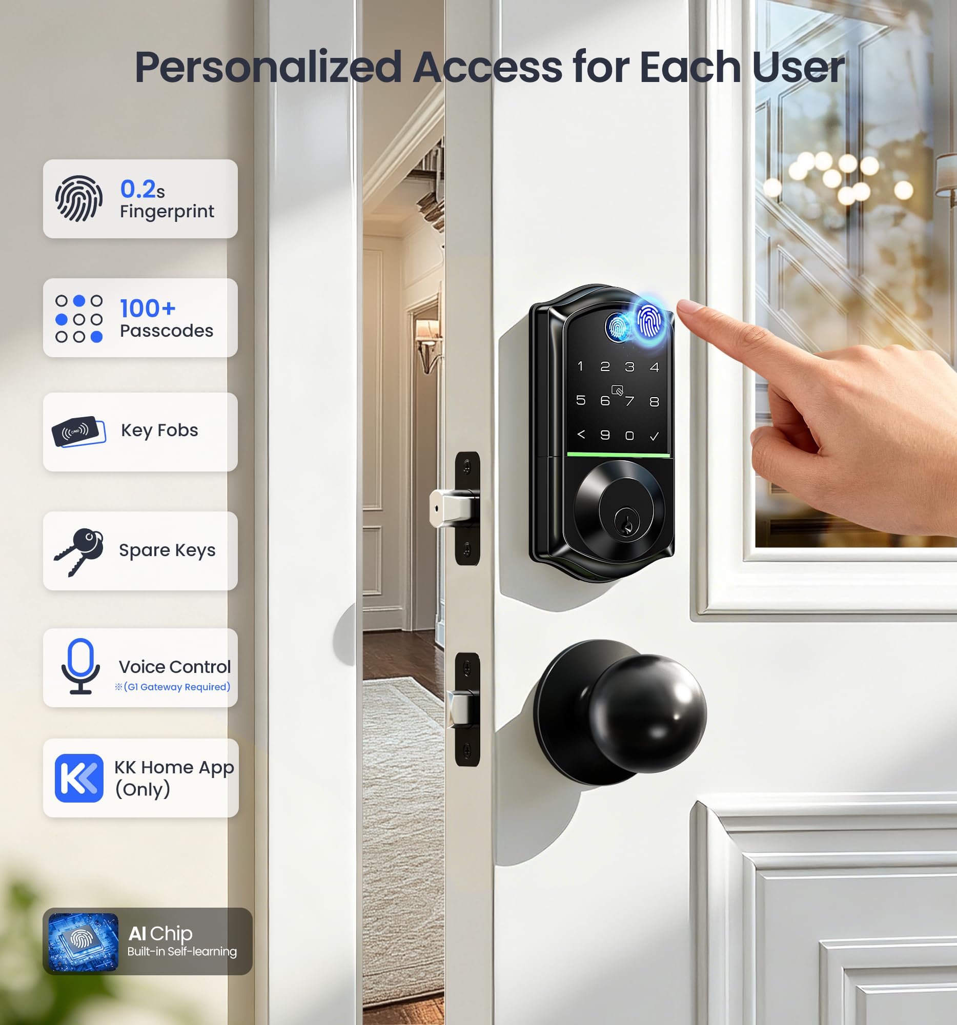 Veise VE017 app control setup shows remote access from smartphone.