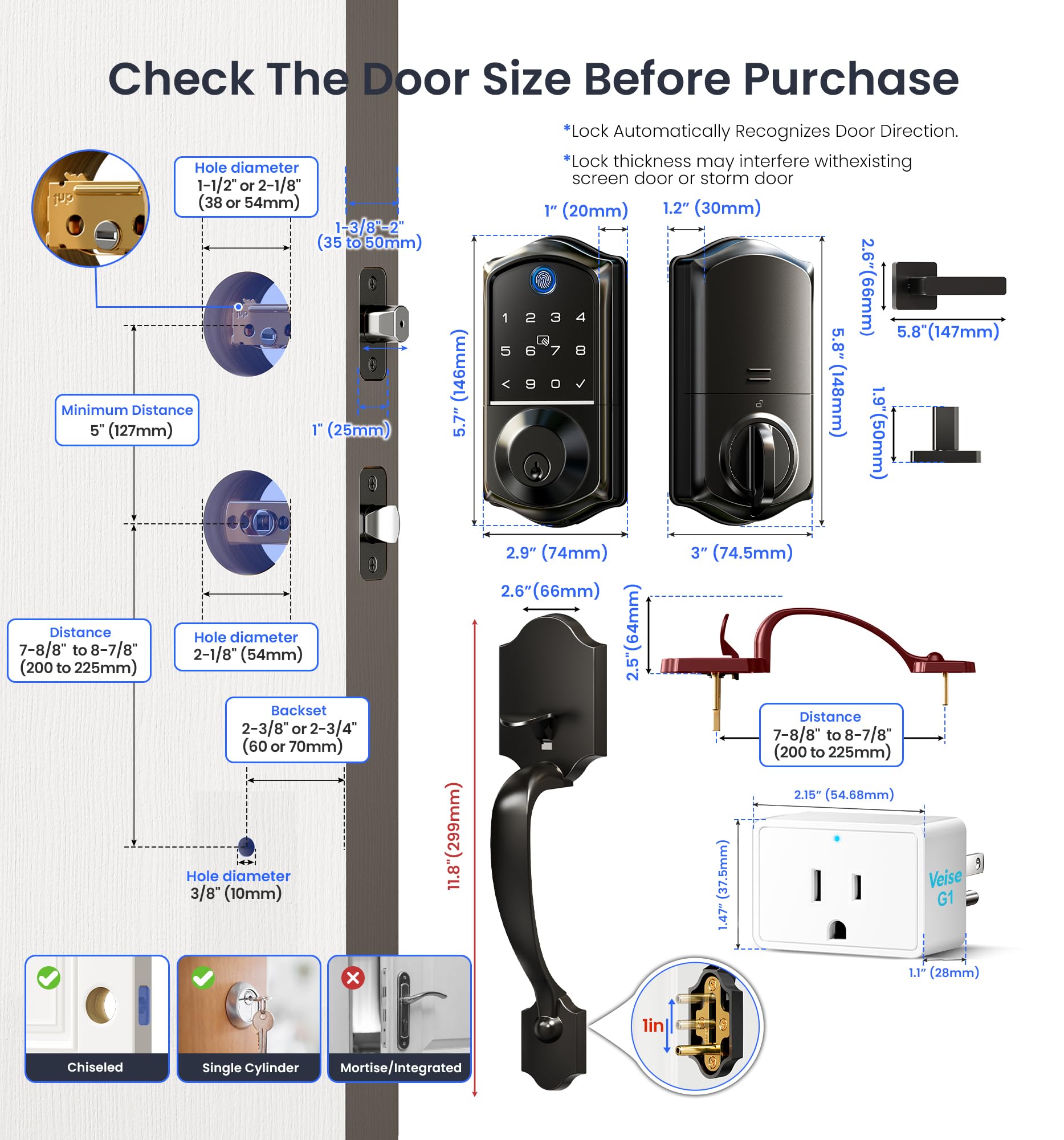 Veise VE017G-H emergency power port and battery status alerts
