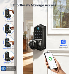 Veise VE018 app-controlled door lock for convenient remote management
