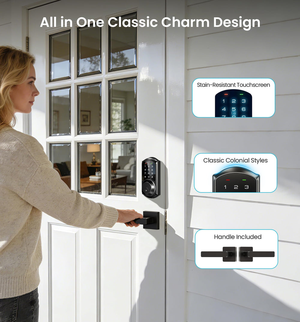 Veise VE06-L zinc alloy body conveys sturdy, durable security