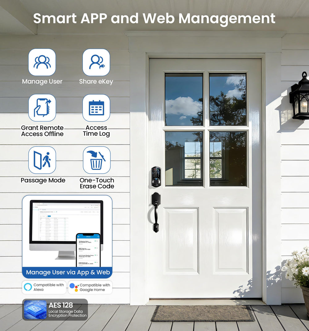 Veise VE07-H auto-lock feature for consistent door security